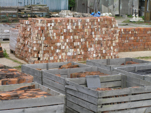 Bricks and roof tiles