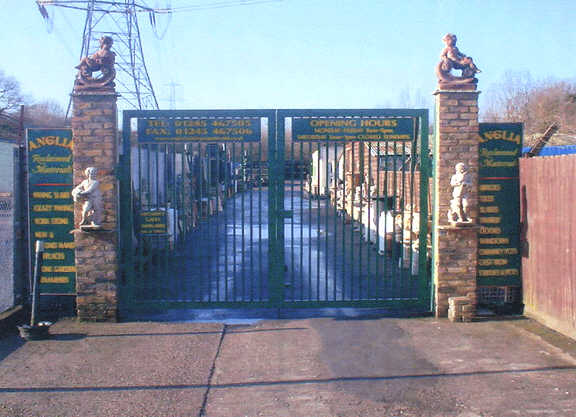 Gates to yard